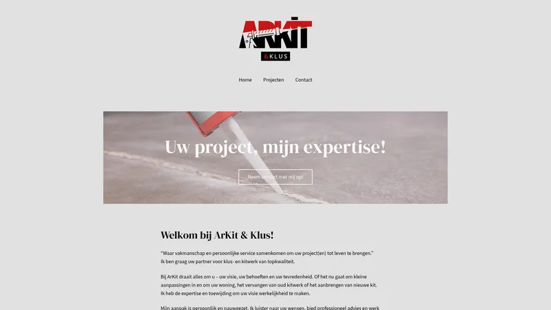 Website van Ar-Kit
