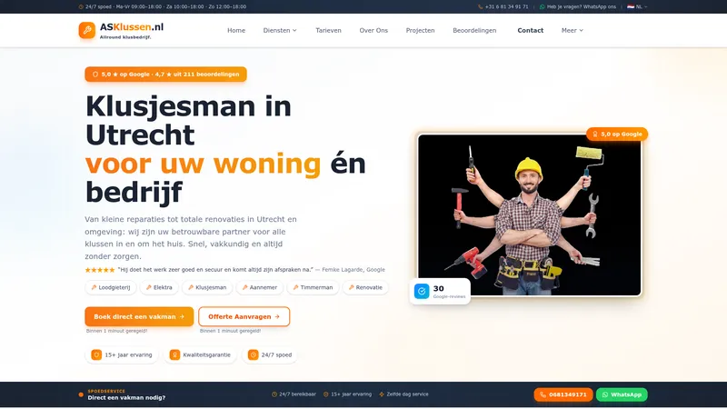 Website van ASklussen