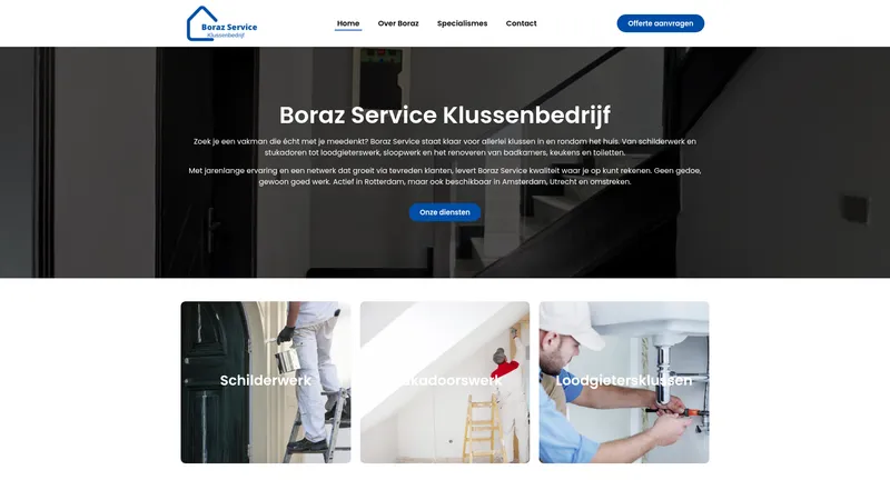 Website van Boraz service