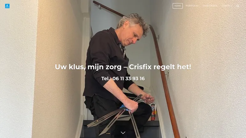 Website van CrisFix