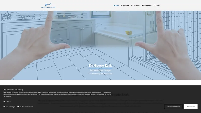 Website van De Goede Zaak