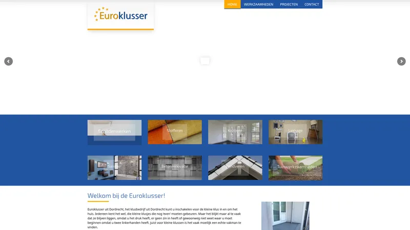 Website van euro klusser