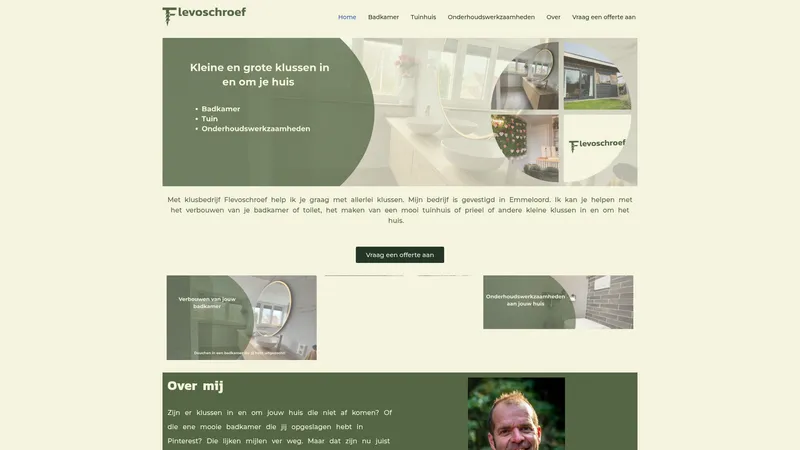 Website van Flevoschroef
