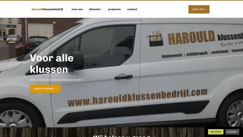 Website van Harould Klussenbedrijf ðŸ›