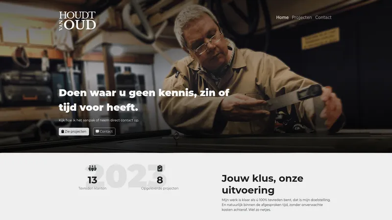 Website van Houdt van Oud