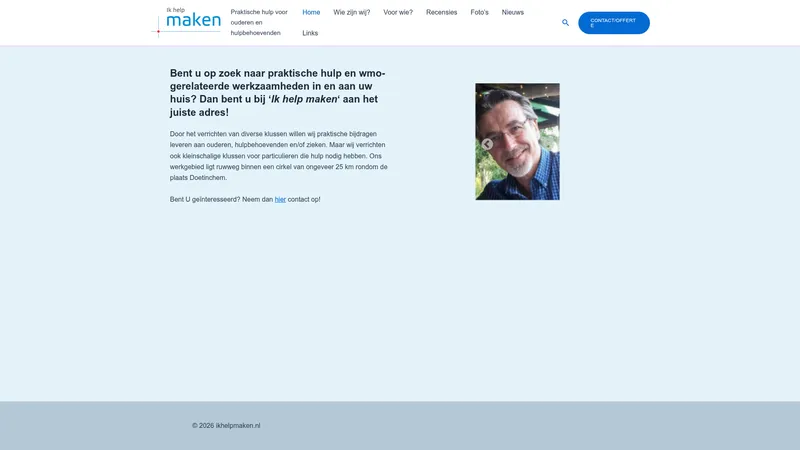 Website van Ik Help Maken