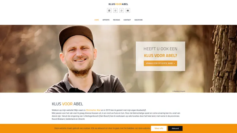 Website van Klus voor Abel 🛠