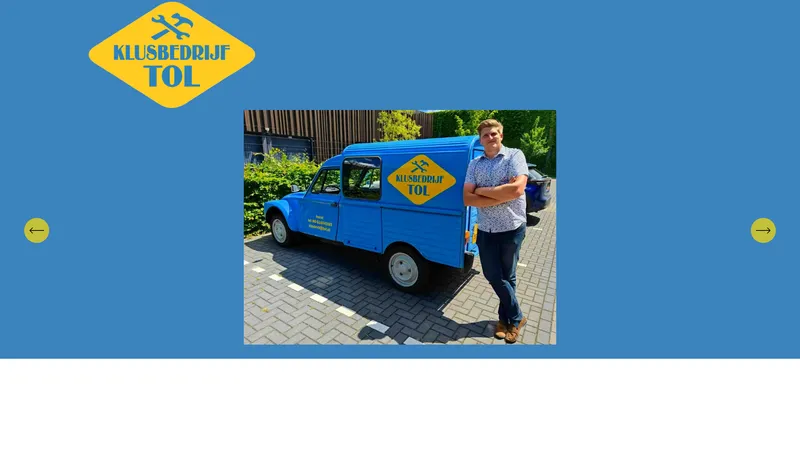 Website van Klusbedrijf Tol ðŸ›