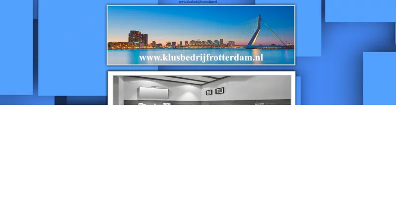 Website van Klusbedrijfrotterdam