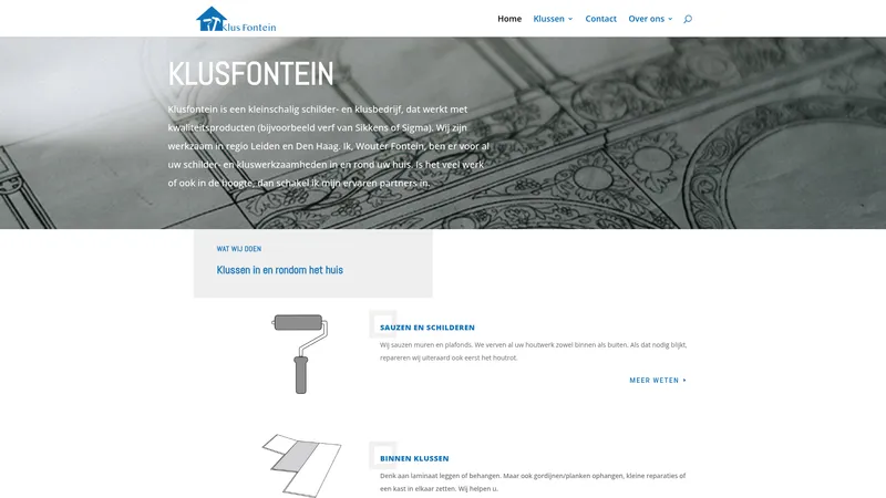 Website van Klusfontein