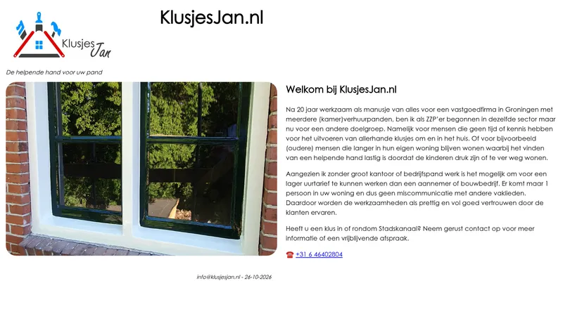 Website van KlusjesJan