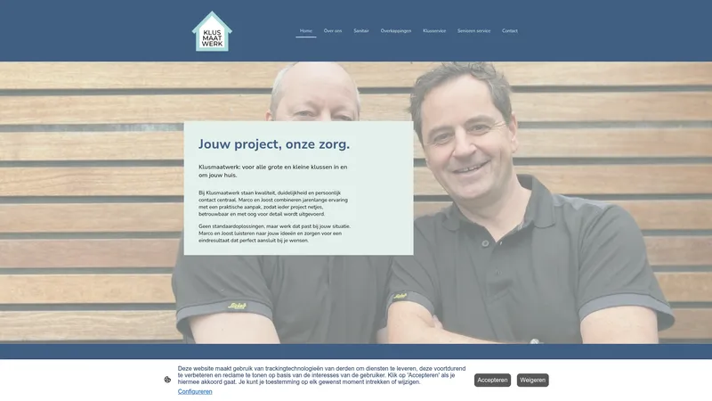 Website van Klusmaatwerk