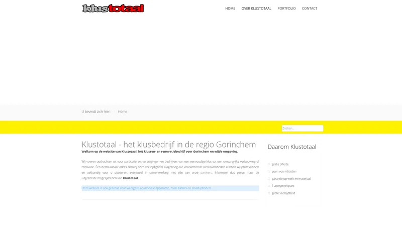 Website van Klustotaal Martin Hoeflaak🛠