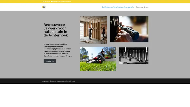Website van KlusVakmanAchterhoek