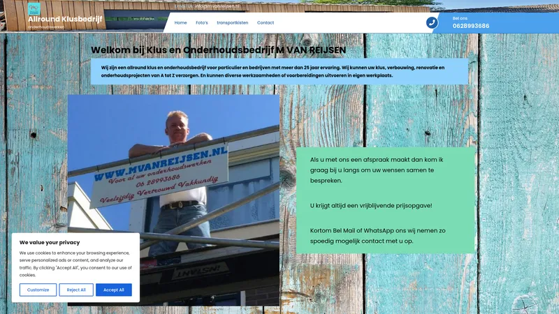 Website van M. van Reijsen