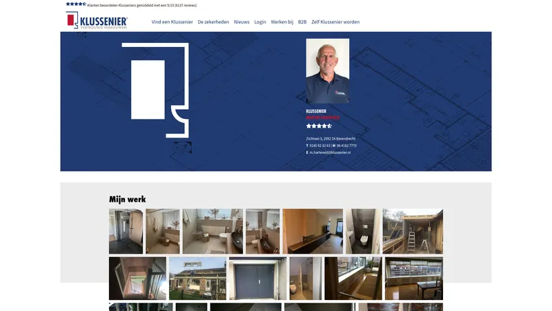 Website van Martin Harteveld de Klussenier🛠