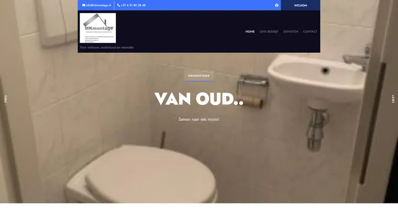 Website van MK Montage