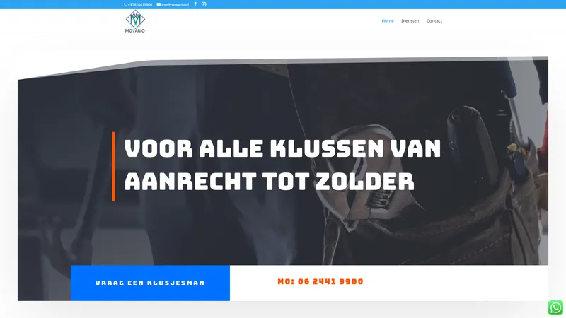 Website van Movario🛠