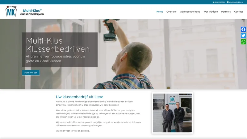 Website van Multi-Klus