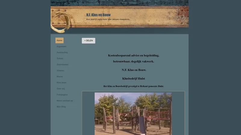 Website van N.F. Klus & Bouw