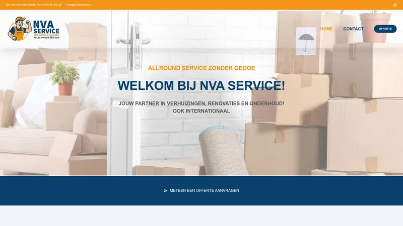 Website van Nvaservice