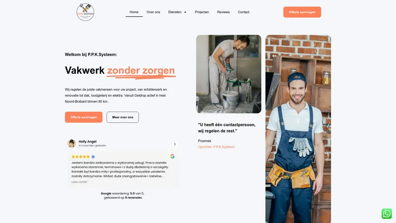 Website van P.P.K.Systeem