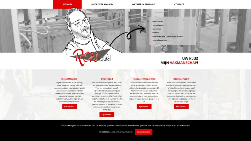 Website van Ron-totaal